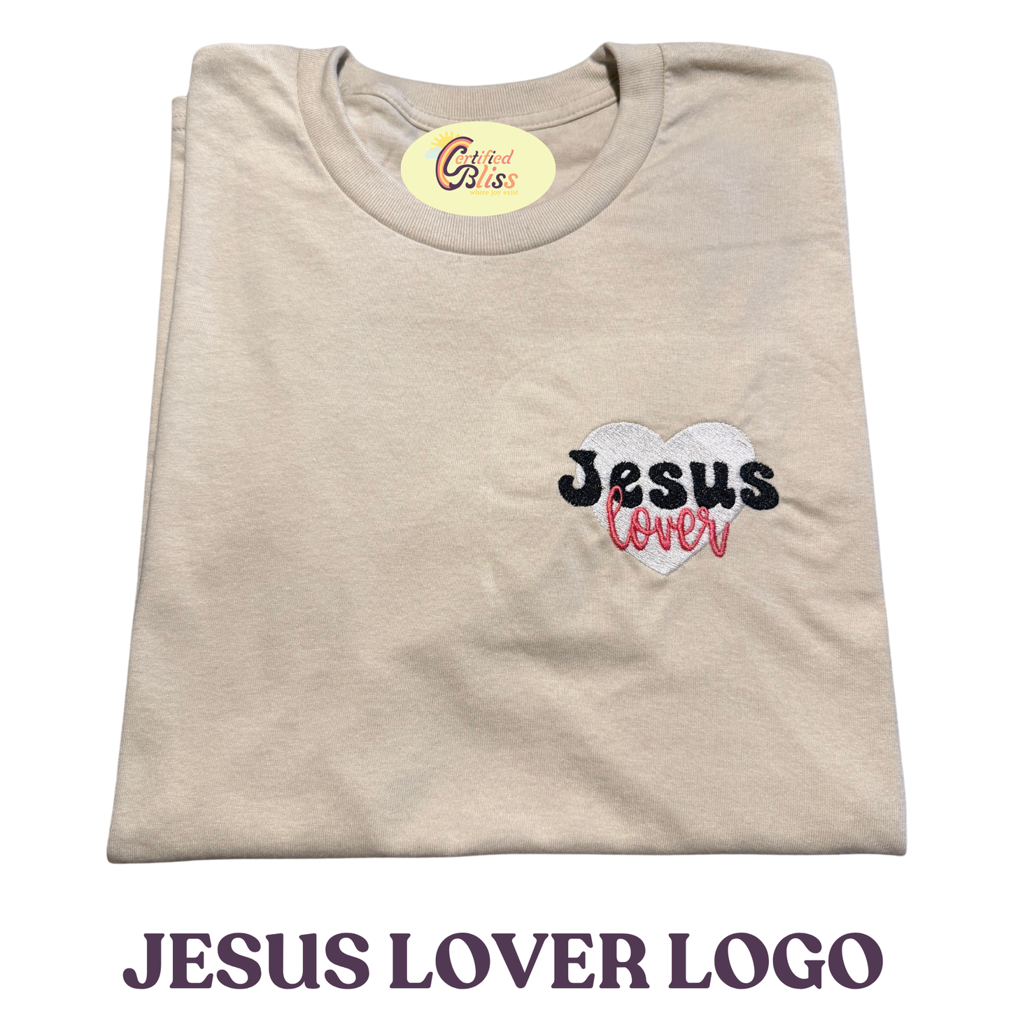Jesus Lover Logo Heart