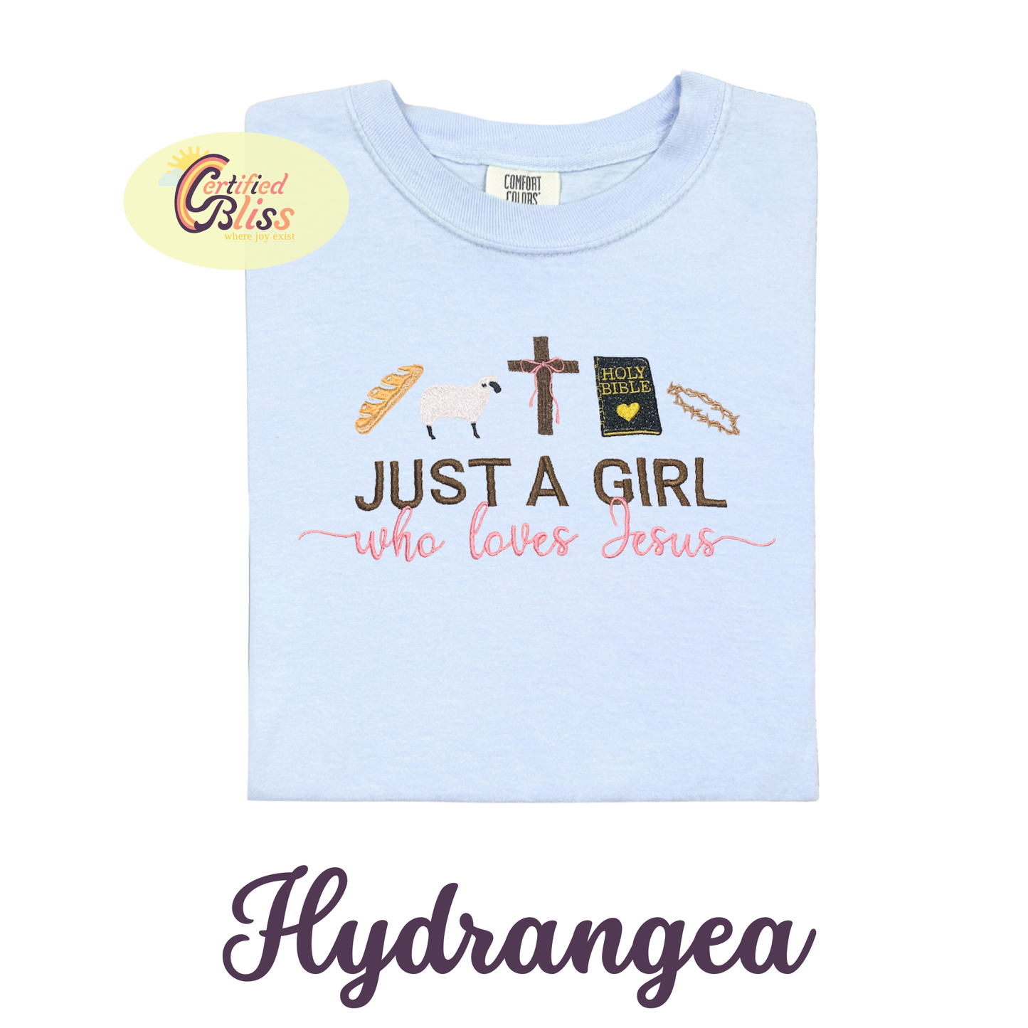 Just A Girl Who Loves Jesus T-Shirts & Long Sleeve Shirts