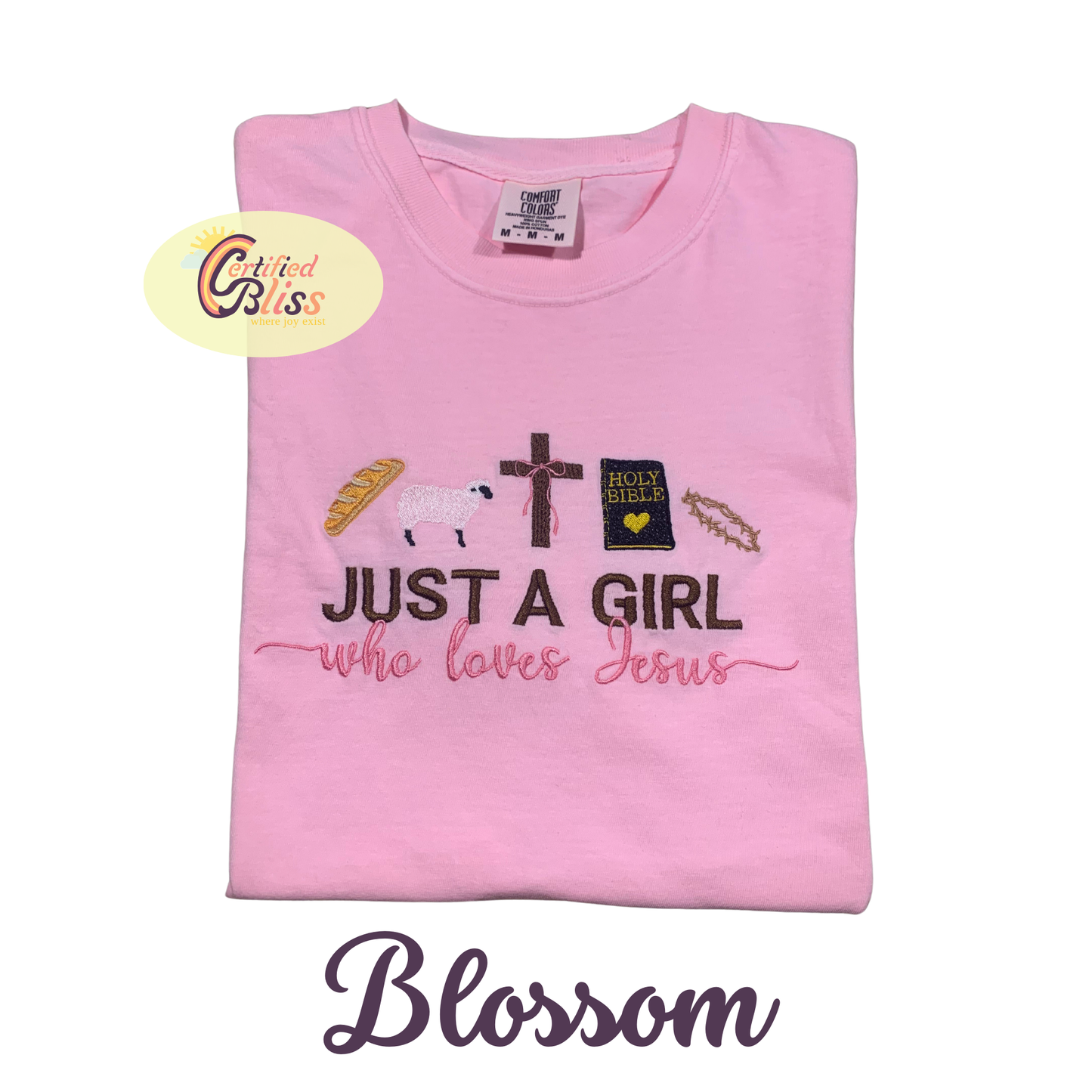 Just A Girl Who Loves Jesus T-Shirts & Long Sleeve Shirts