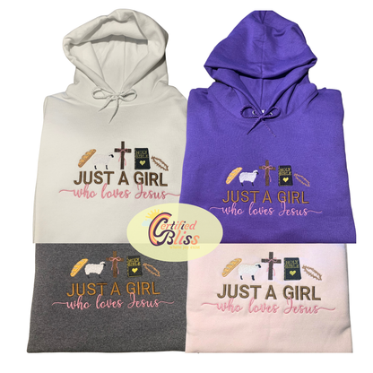 I'm Just A Girl Who Loves Jesus Hoodie