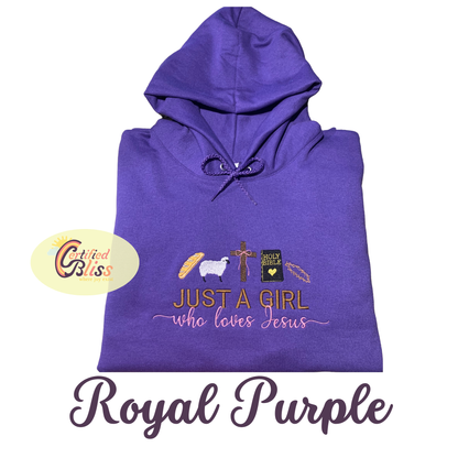 I'm Just A Girl Who Loves Jesus Hoodie