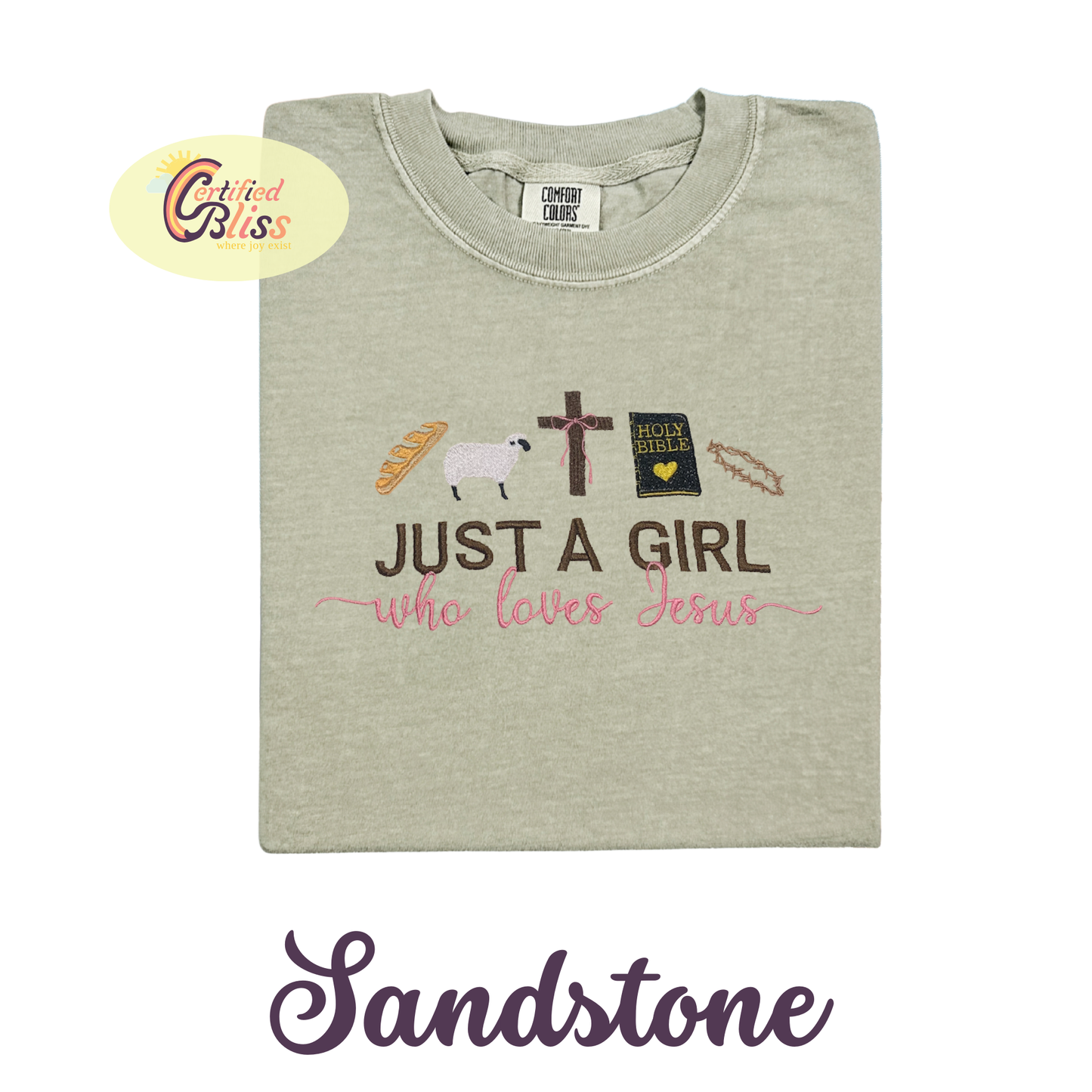 Just A Girl Who Loves Jesus T-Shirts & Long Sleeve Shirts