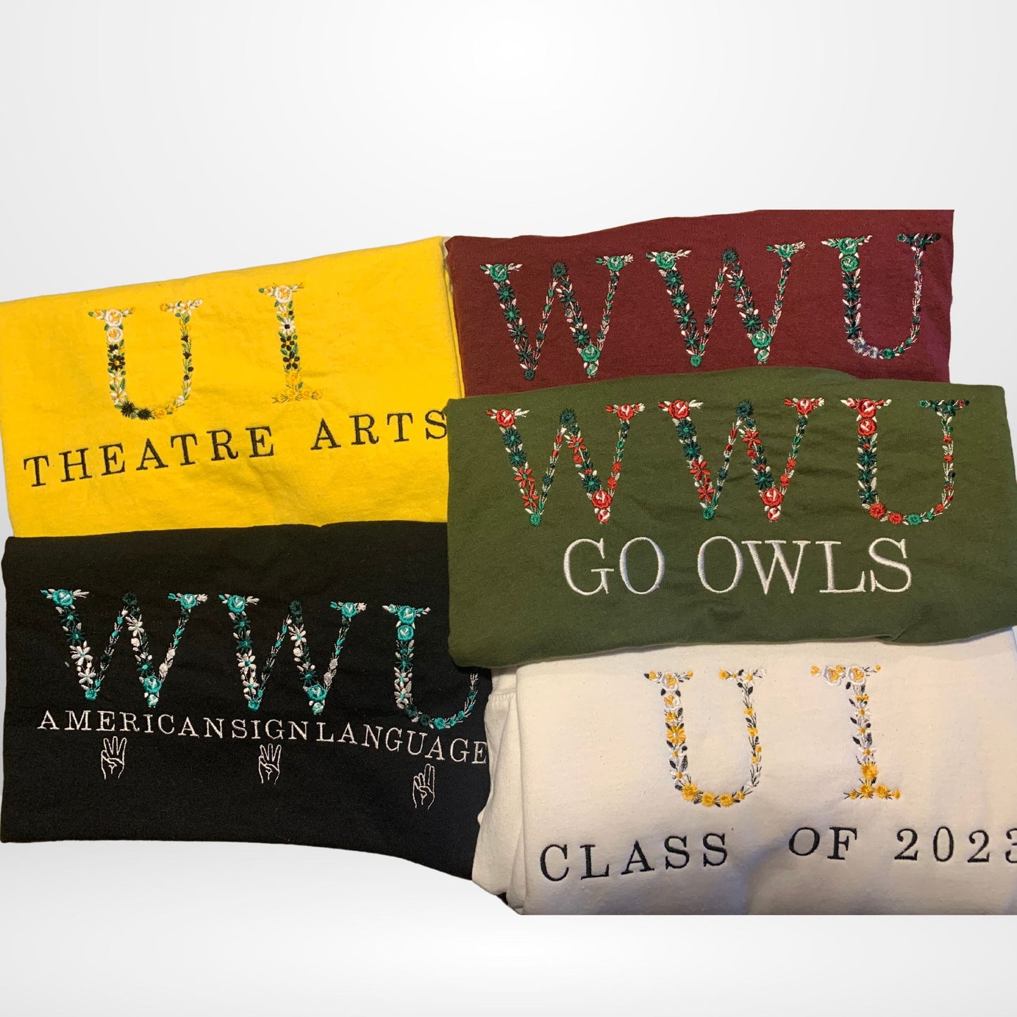 Custom College Floral Shirts