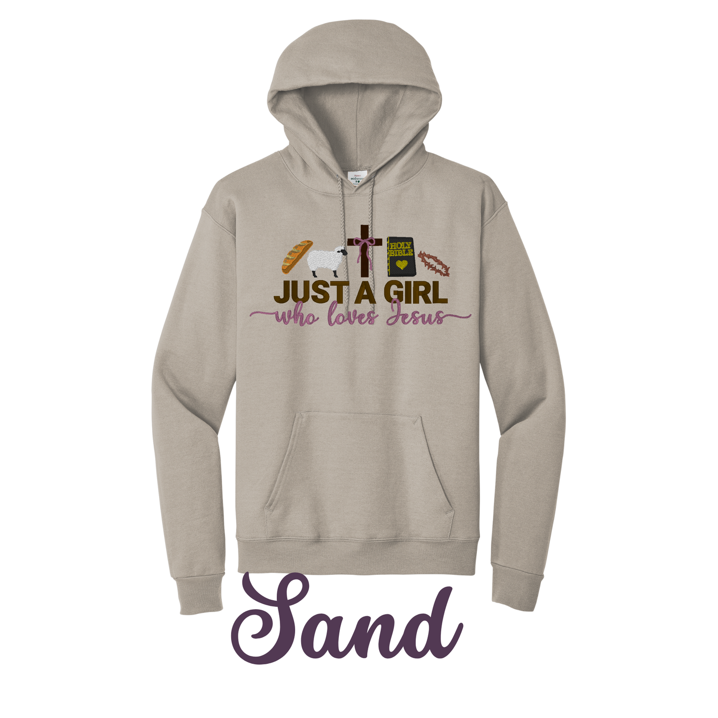 I'm Just A Girl Who Loves Jesus Hoodie